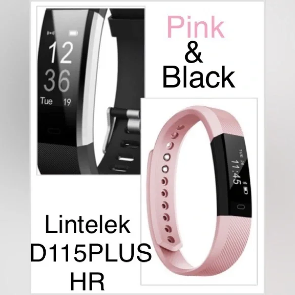 Lintelek Wearables Lintelek Id15plus Hr Fitness Tracker Pink